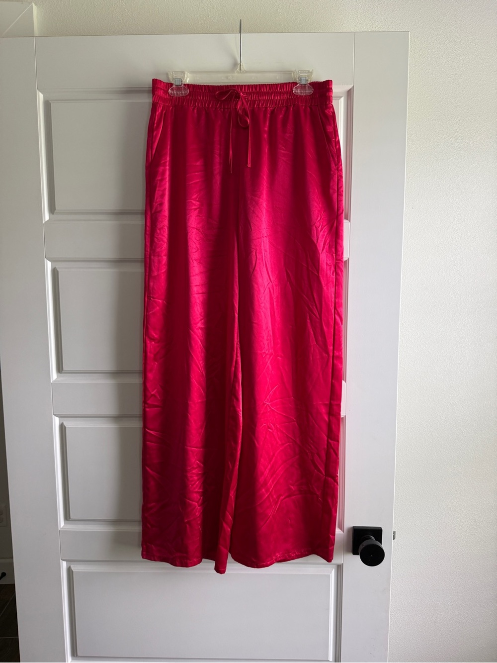 NWT Rachel Zoe Satin Wide Leg Pants